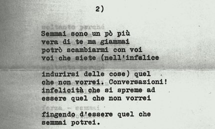 Matteo Marchesini sulla poesia di Amelia Rosselli